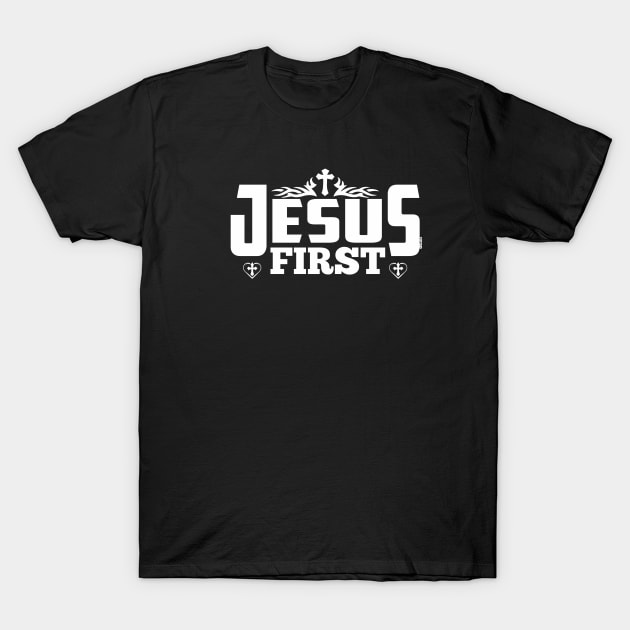 TRUST GOD, DON'T BE TROUBLED Christian Inspired Design T-Shirt by ejsulu